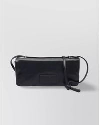 MM6 by Maison Martin Margiela - Adjustable Leather Shoulder Bag - Lyst