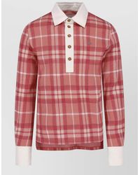 Vivienne Westwood - Cotton Crewneck Polo Shirt - Lyst