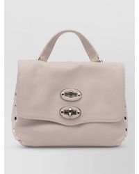Zanellato - Calf Leather Studded Cross-Body Bag - Lyst