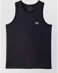 Y-3 - Boxy Sleeveless Polyester Tank Top - Lyst