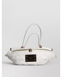 Dolce & Gabbana - Devotion Leather Quilted Belt Bag - Lyst
