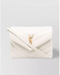 Saint Laurent - Quilted Mini Bag With Adjustable Strap - Lyst