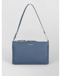 Coccinelle - Leather Shoulder Bag Removable Handle Strap - Lyst
