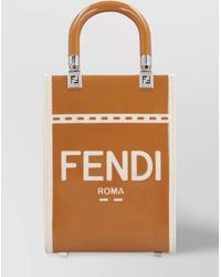 Fendi - Mini Canvas Cross-Body Bag - Lyst