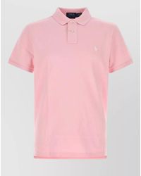 Polo Ralph Lauren - Short Sleeve Piquet Polo Shirt Collar - Lyst