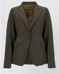 Uma Wang - Tailored Kaia Jacket Back Vent Design - Lyst