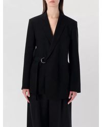 Loewe - Belted Wrap Jacket Fluid Tailoring - Lyst