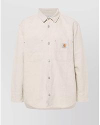 Carhartt - Cotton And Linen Blend Shirt - Lyst