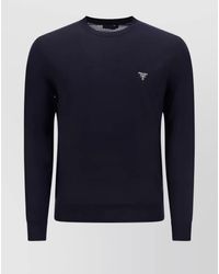 Prada - Ribbed Wool Crew-Neck Sweater - Lyst