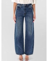 FRAME - Denim High-Rise Wide-Leg Jeans - Lyst