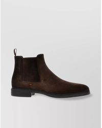 Santoni - Leather Easy Ankle Boots - Lyst