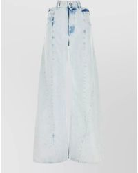 Maison Margiela - High-Rise Wide-Leg Denim Jeans - Lyst