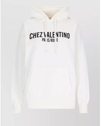 Valentino - Cotton Hoodie - Lyst