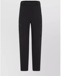 Moncler - Cargo Pockets Elastic Waistband Trousers - Lyst