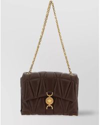 Versace - Kleio Lamb Leather Shoulder Bag - Lyst
