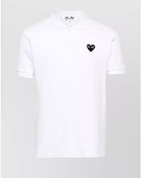 Comme des Garçons - Cotton Piqué Short-Sleeve Polo Shirt - Lyst