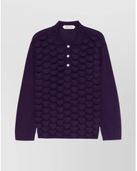 NAMACHEKO - Bird Feather Polo Sweater - Lyst