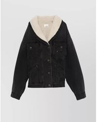 Isabel Marant - Pimia Denim And Faux Fur Jacket - Lyst