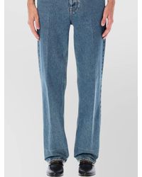 Valentino Garavani - Five-Pocket Denim Trousers Featuring Belt Loops - Lyst