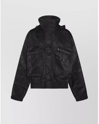 Vivienne Westwood - Hooded Design Jacket With Elastic Hem And Multiple Pockets - Lyst