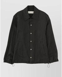 Dries Van Noten - Striped Jacket Long Sleeves Elasticated Cuffs - Lyst