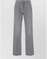 Prada - Denim Straight-Leg Trousers - Lyst