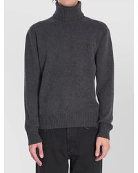 Ami Paris - Ribbed Turtleneck Sweater - Lyst
