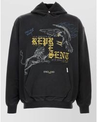 Represent - Cotton Hooded Sweatshirt Graphic Print - Lyst