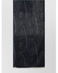 Etro - Cashmere Blend Scarf Fringed Hem - Lyst