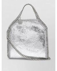 Stella McCartney - Shoulder Bag Chain Strap Metallic Finish Handle - Lyst