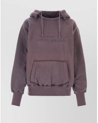 Maison Margiela - Logo-Print Cotton Hoodie - Lyst