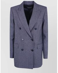DR. HOPE - Double Breasted Blazer Jacket - Lyst