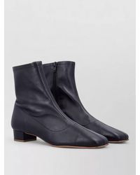 BY FAR - Leather Ankle Boots - Lyst