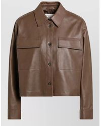 Weekend by Maxmara - Leather Biker Jacket - Lyst