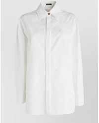 Versace - Cotton Poplin Shirt - Lyst