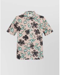 Paul Smith - Floral Pattern Organic Cotton Shirt - Lyst
