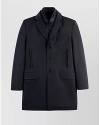Fay - Coat Double Breasted Chest Pocket - Lyst