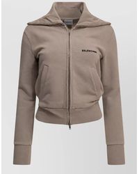 Balenciaga - Cotton Slim-Fit Zip-Up Jacket - Lyst
