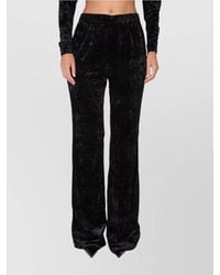 Saint Laurent - High-Rise Wide-Leg Trousers - Lyst