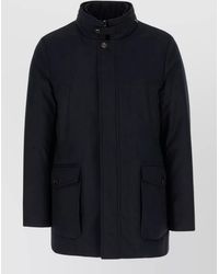 Moorer - Polyester Down Jacket Front Back Pockets - Lyst