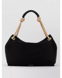 Prada Fabric Shoulder Shopping Bag Tone Hardware in Brown | Lyst UK