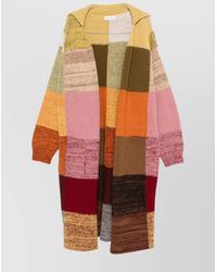 Dries Van Noten - Patchwork Design Wool Blend Coat - Lyst