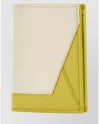 Marni - Leather Two-Tone Wallet - Lyst