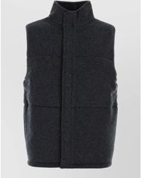 LeKasha - Cashmere Sleeveless Padded Coat - Lyst