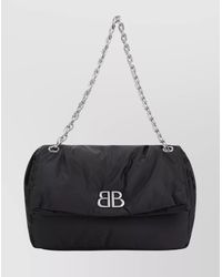 Balenciaga - Monaco Medium Nylon Shoulder Bag - Lyst
