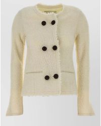 Isabel Marant - Bouclé Single-Breasted Blazer - Lyst