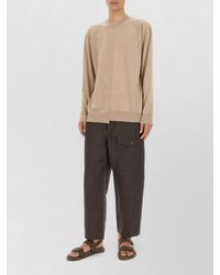Uma Wang - Cropped Pants Elastic Waist Regular Fit - Lyst