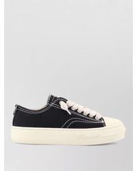 Represent - Canvas Rubber Sneakers Contrasting Stitching Toe - Lyst