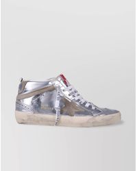 Golden Goose - Leather Mid Star High-Top Sneakers - Lyst