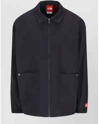 The North Face - Silk Nylon Blend Jacket Elastic Cuffs - Lyst